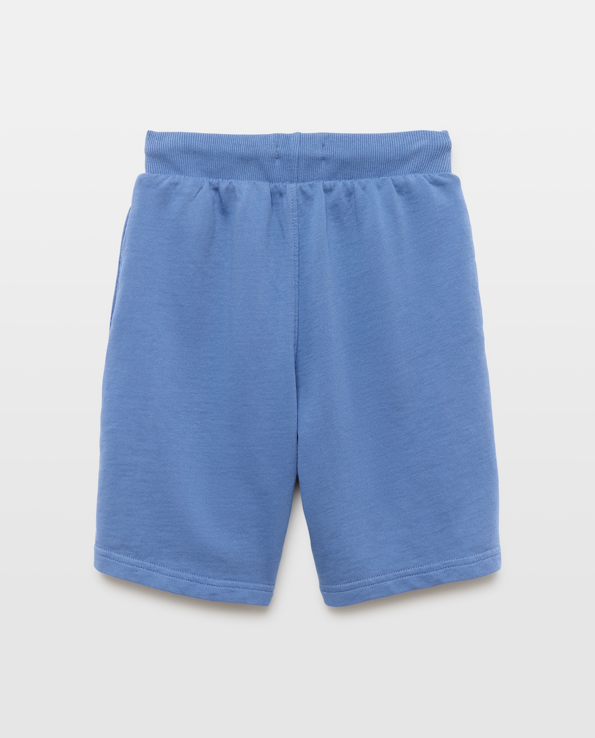 Bermuda de niño felpa efecto lavado 430 Azul oscuro-2