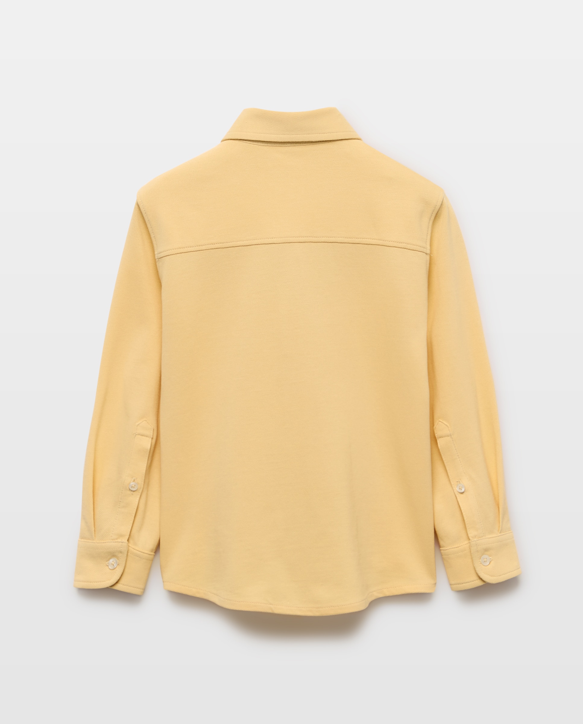 Camisa de niño piqué 300 Amarillo-2