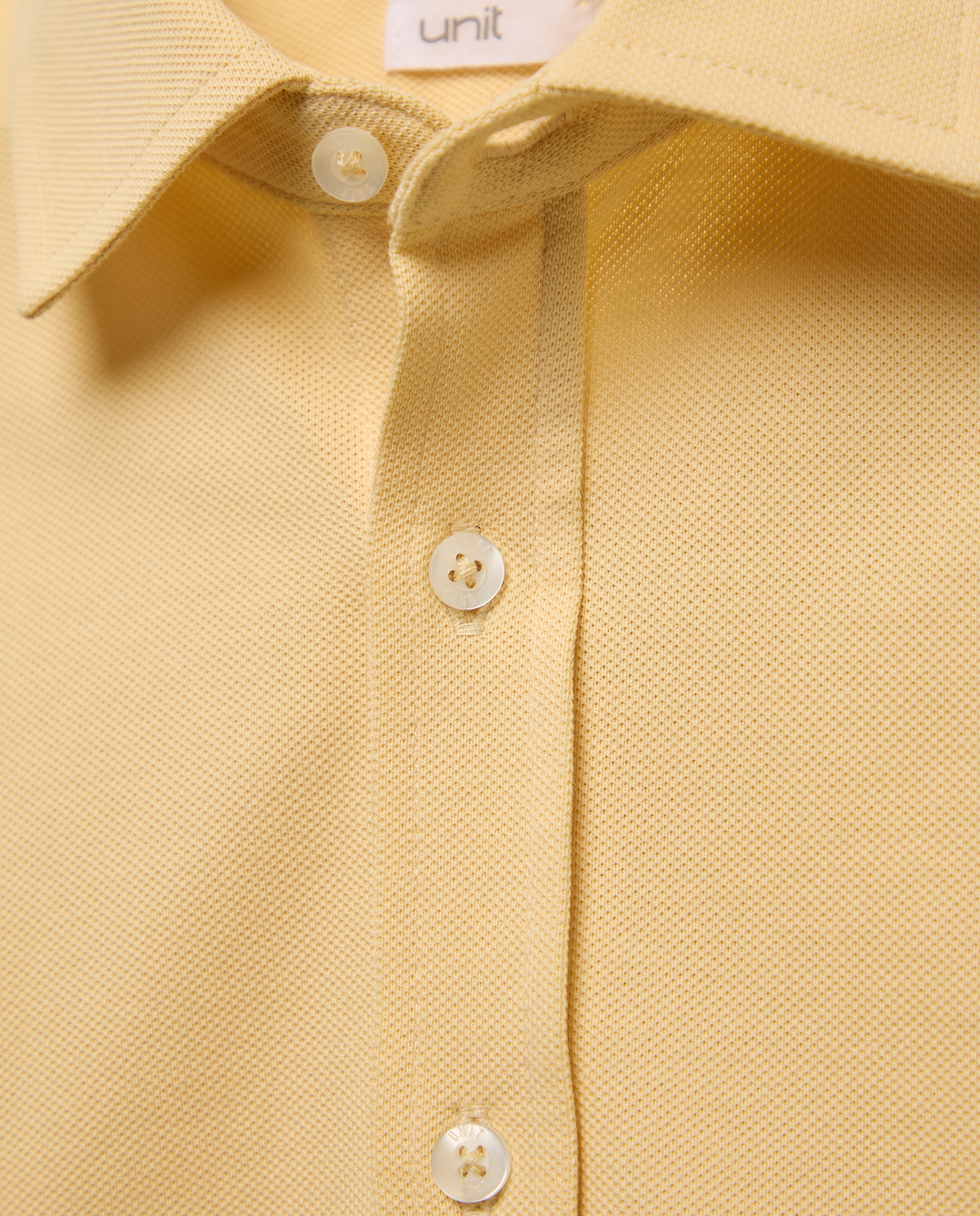 Camisa de niño piqué 300 Amarillo-3