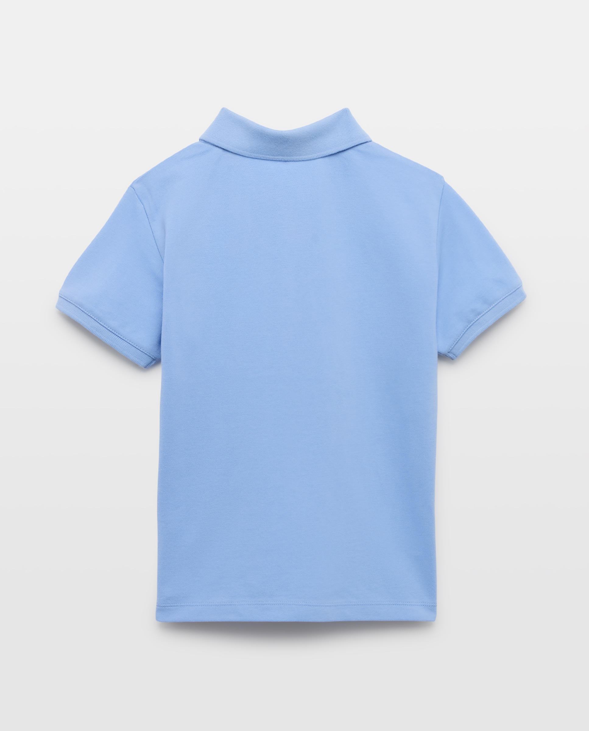 Polo de niño piqué manga corta Azul Intenso-2