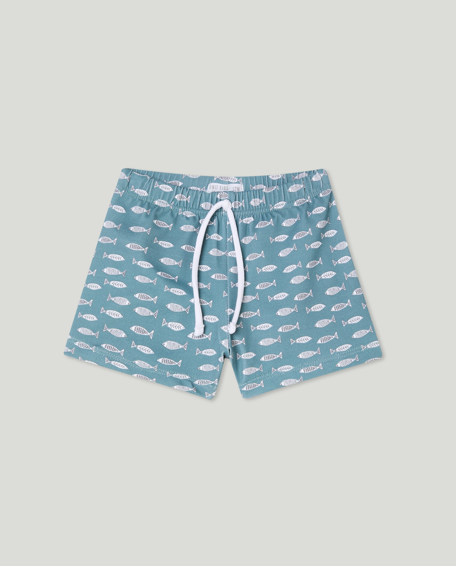 Bañador boxer infantil  peces Verde oscuro-1
