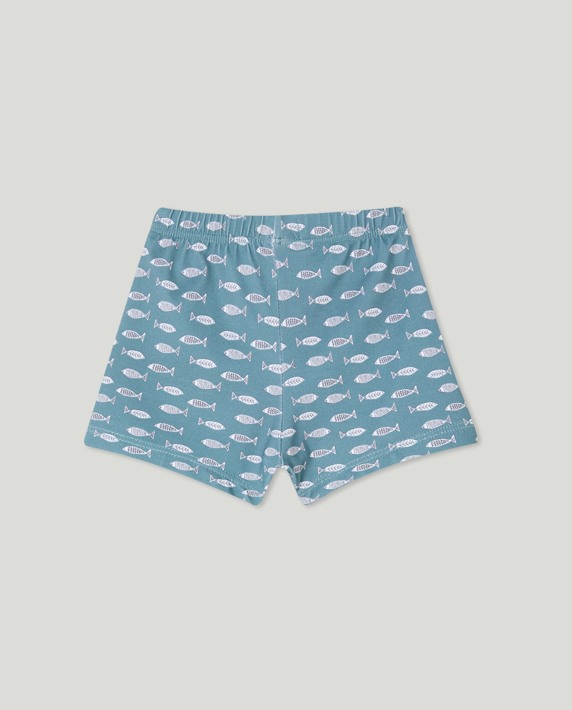 Bañador boxer infantil  peces Verde oscuro-2