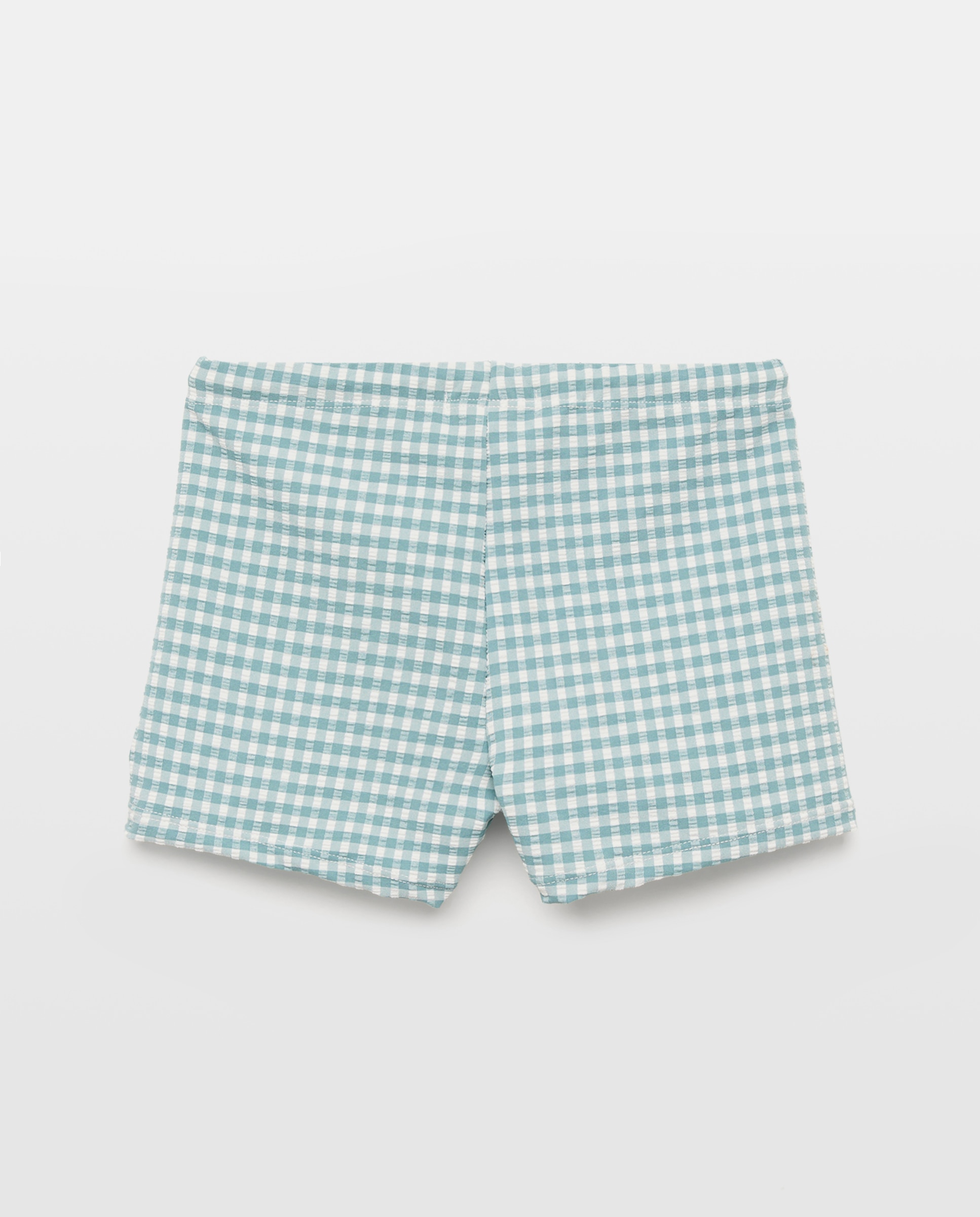 Bañador boxer infantil vichy Verde-2