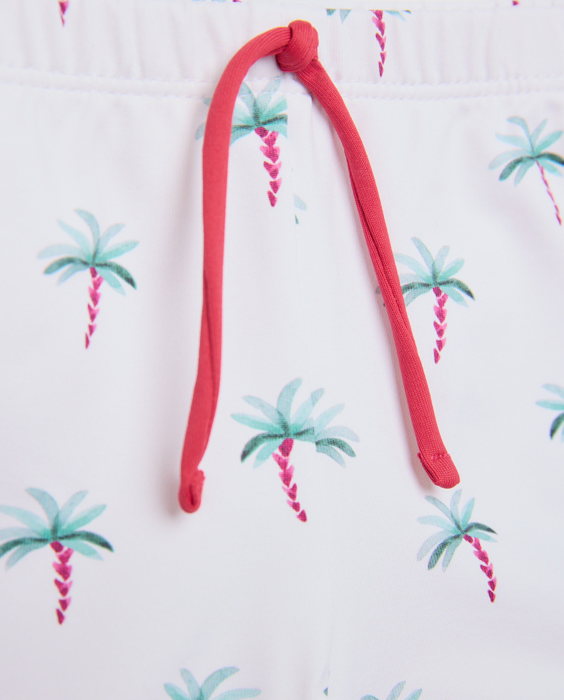 Bañador boxer infantil palmeras Blanco roto-3