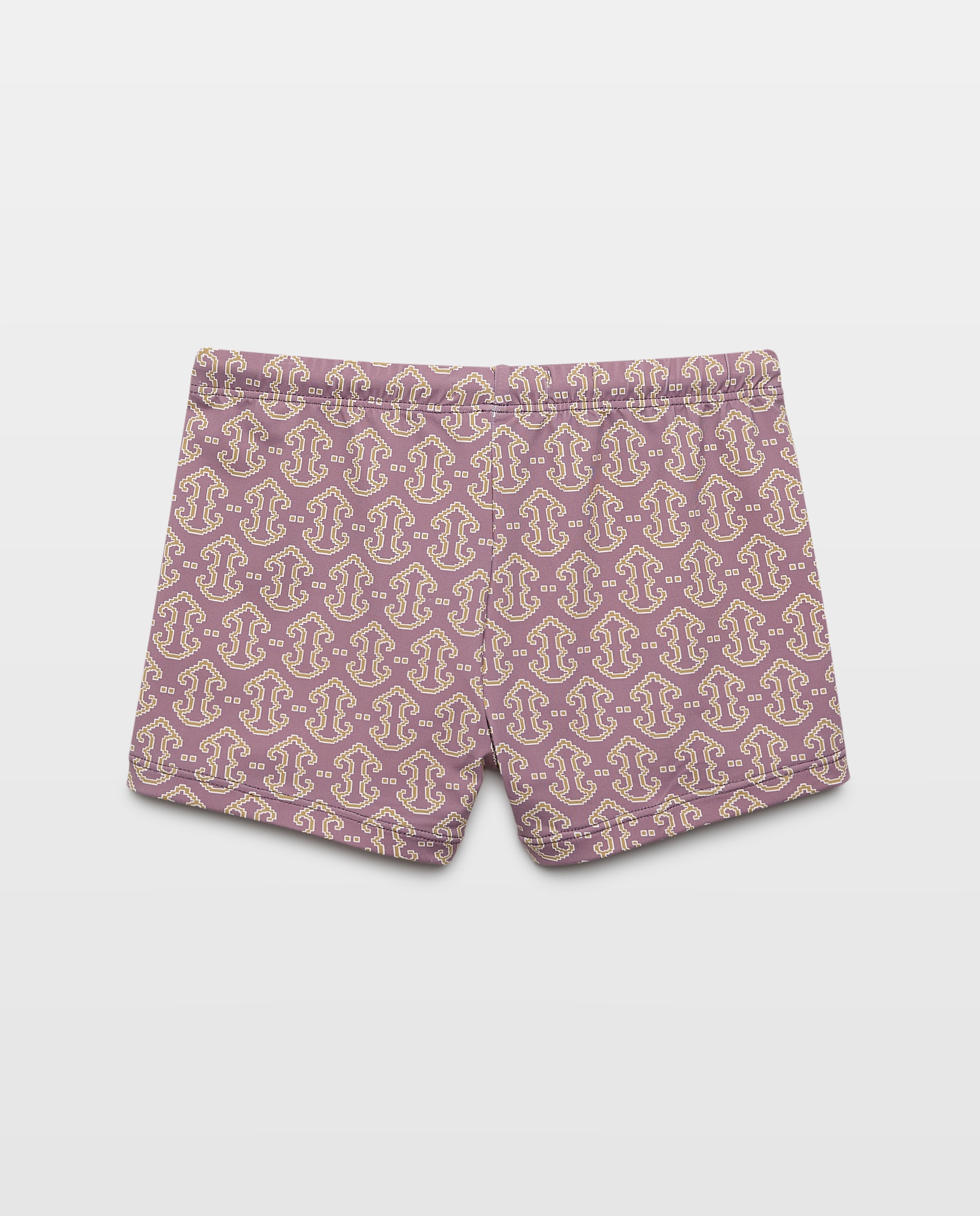 Bañador bóxer infantil étnico Morado-2