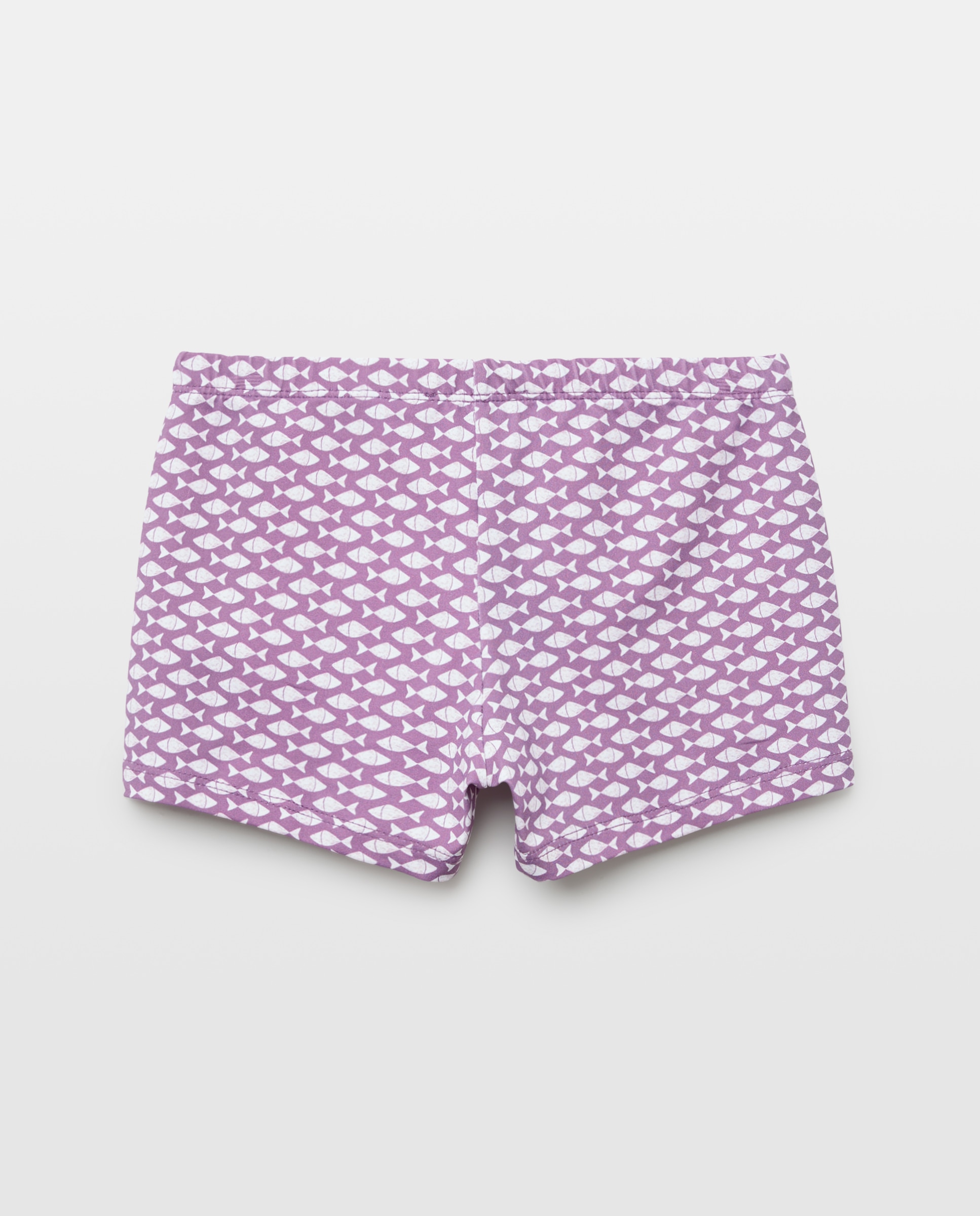 Bañador bóxer infantil peces Morado-2