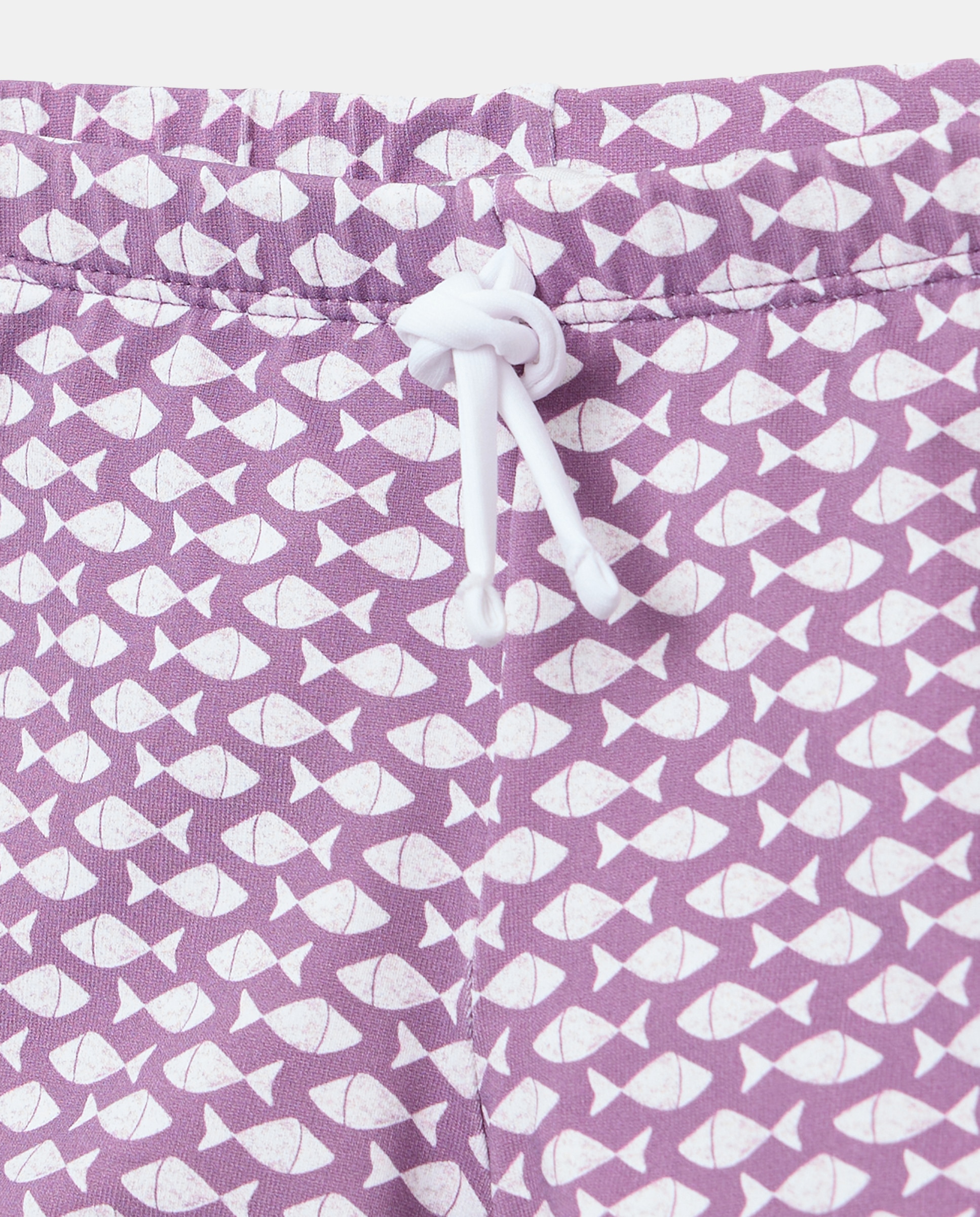Bañador bóxer infantil peces Morado-3