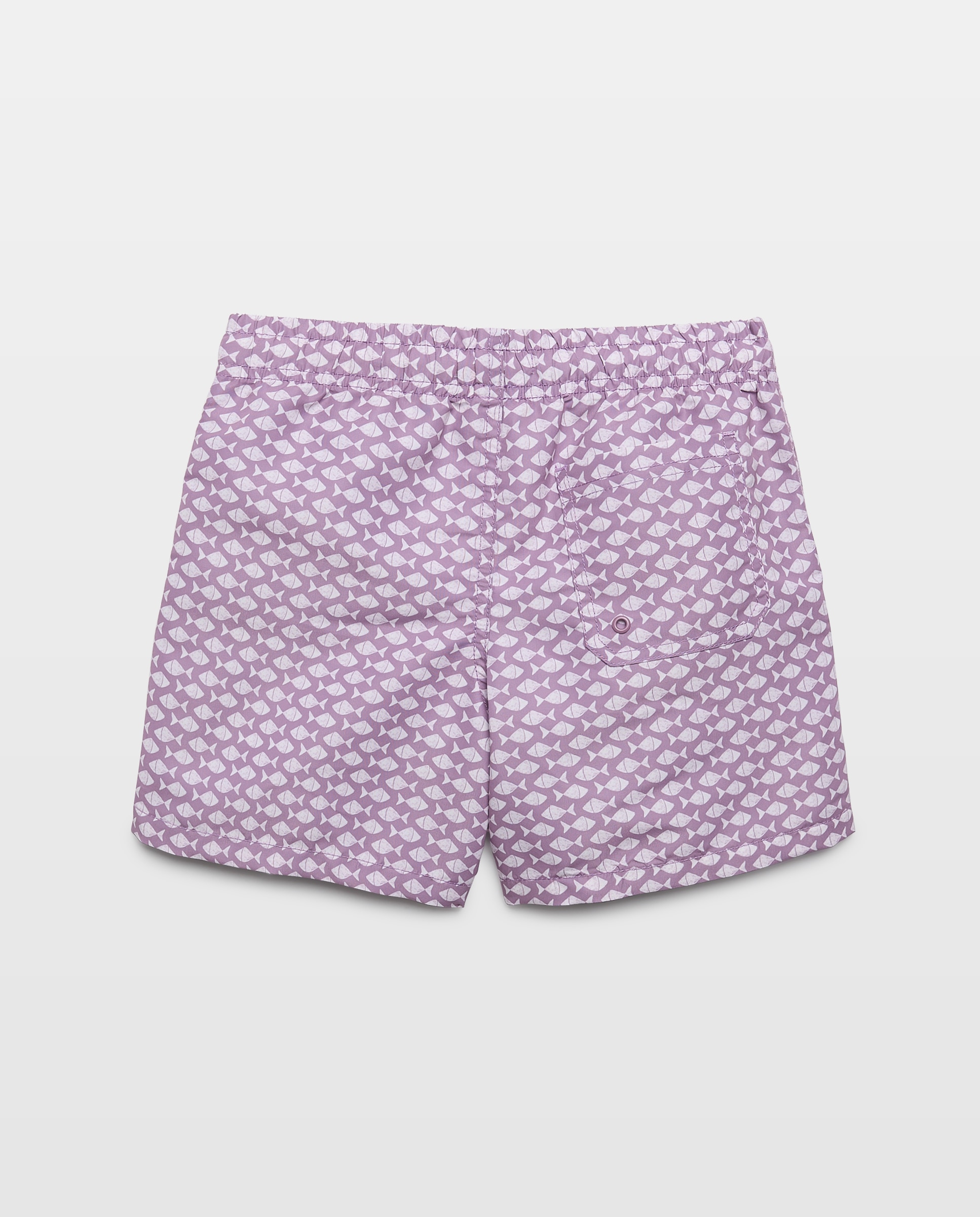 Bañador bermuda de niño peces Morado-2