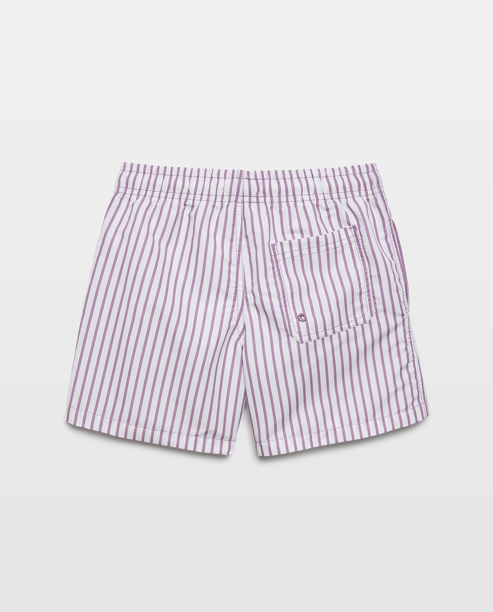 Bañador bermuda de niño raya Morado-2