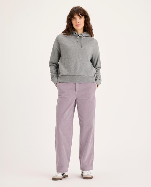 Imagem 0 de Calças Regular de Cintura Subida