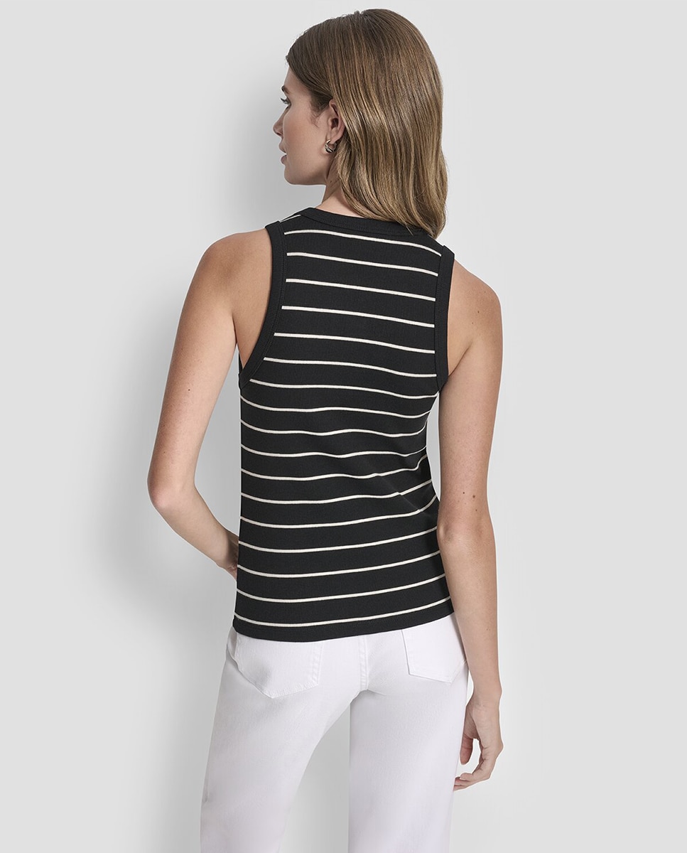 Top com riscas Branco-2
