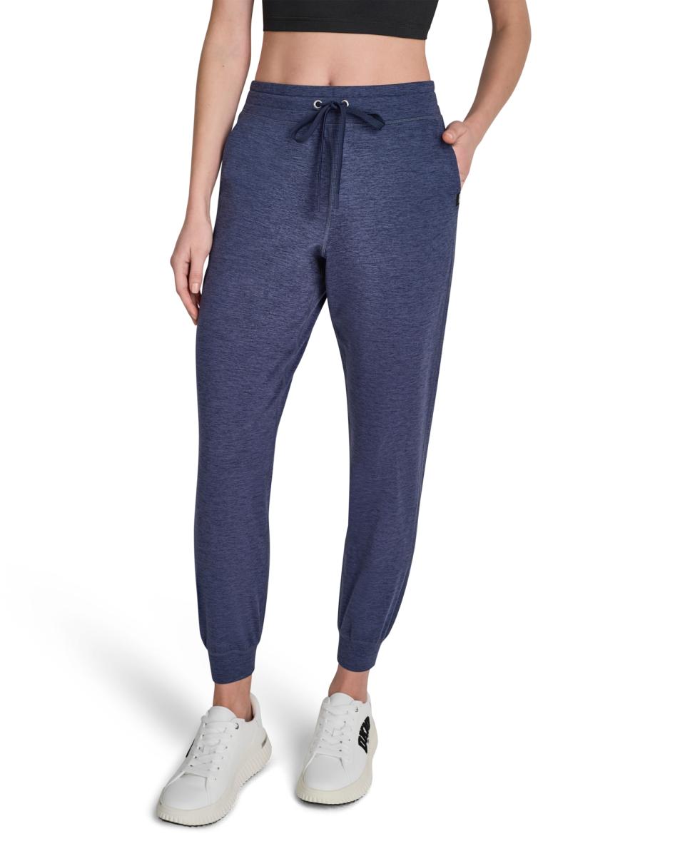 Jogger com punhos Azul-3
