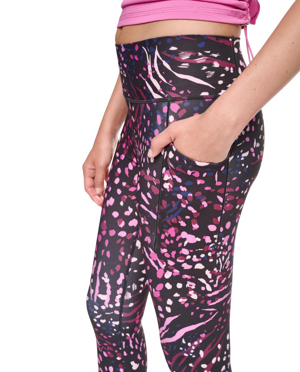 Leggings Técnicas pelo Tornozelo de Cintura Subida Multicolor-5