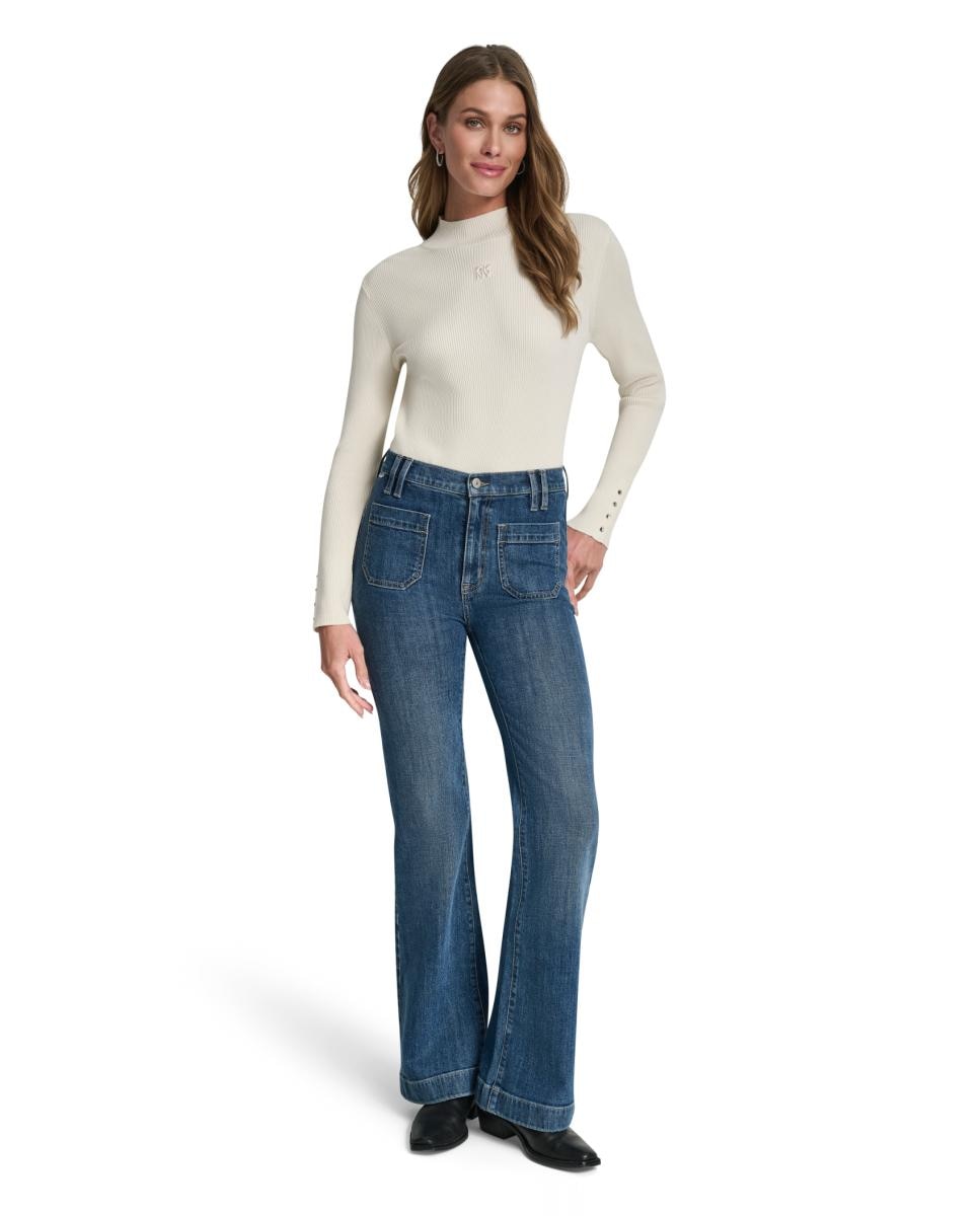 Imagem 0 de Calças de Ganga relaxed flare