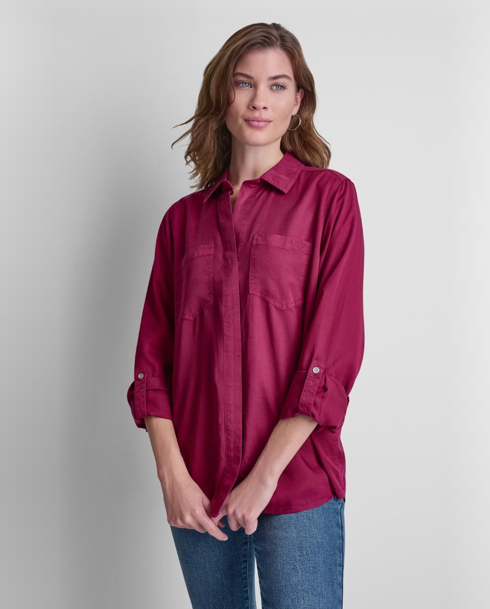Imagem 0 de Camisa Fluida com Fecho de Botões