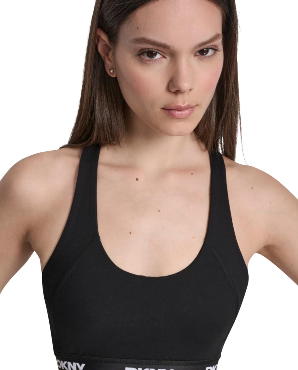 Top Desportivo com Fita com Logótipo Preto-3