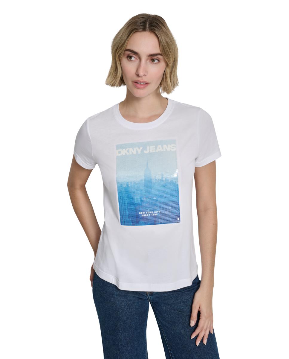 Imagem 0 de T-shirt com Detalhe de Fotografia