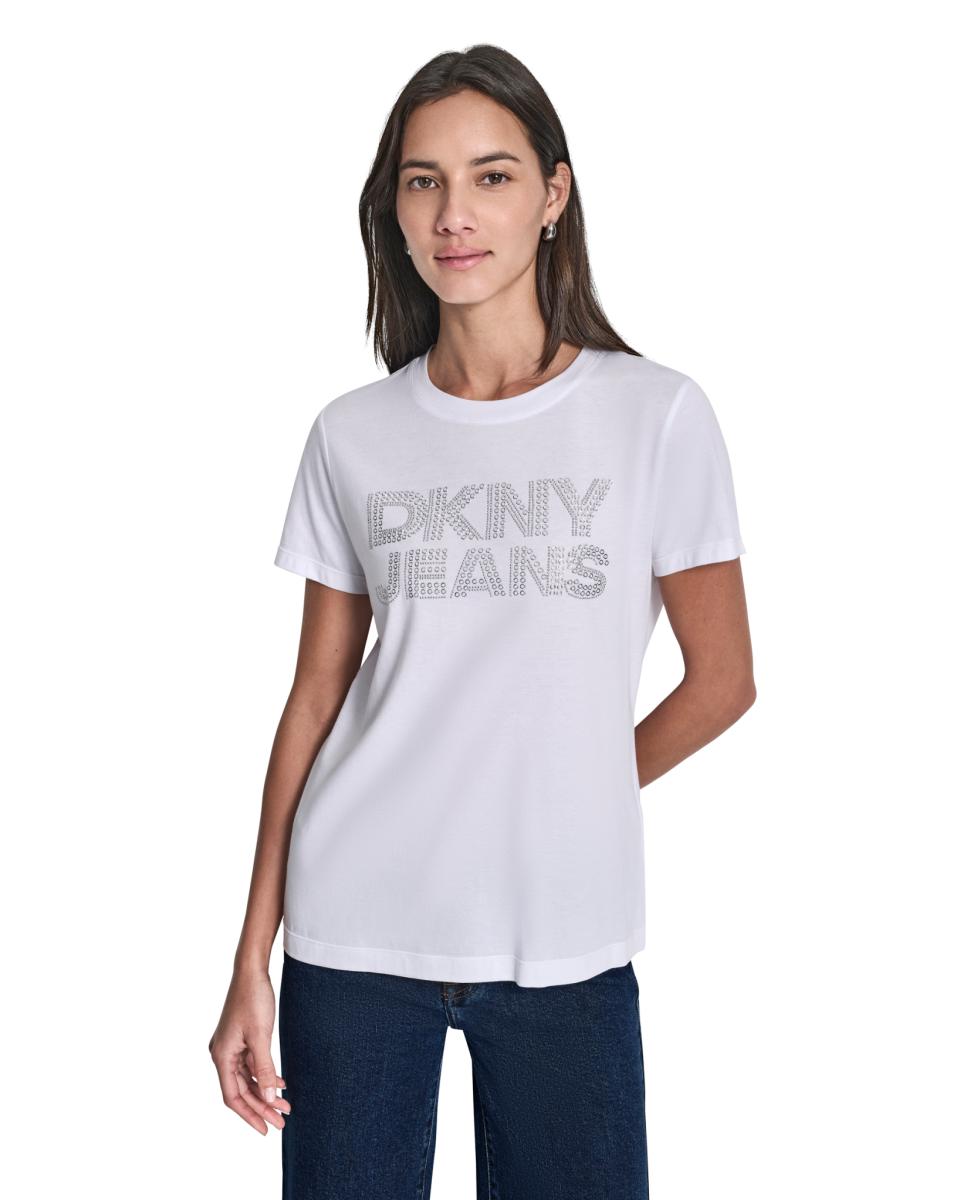 T-shirt com Logótipo Branco-1