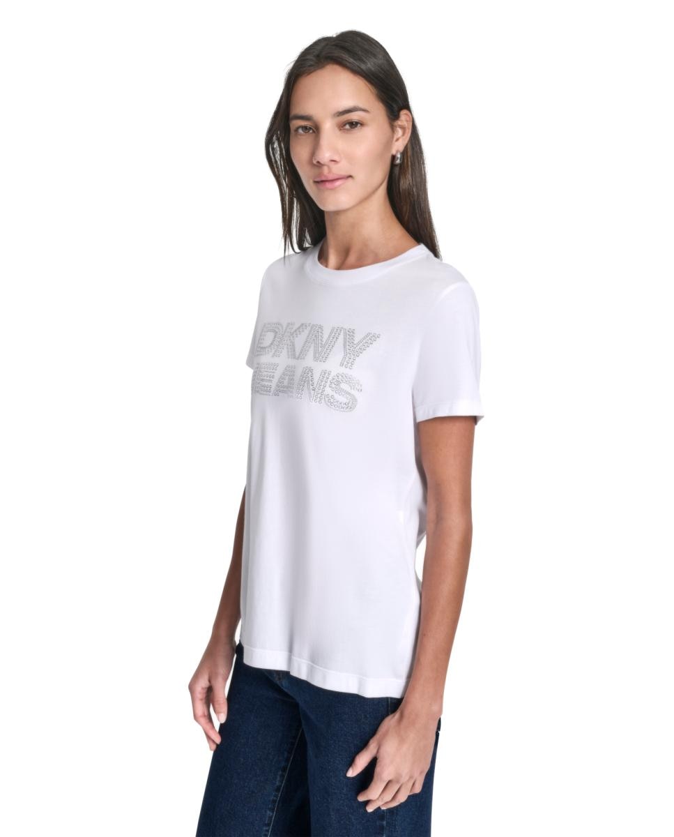 T-shirt com Logótipo Branco-3