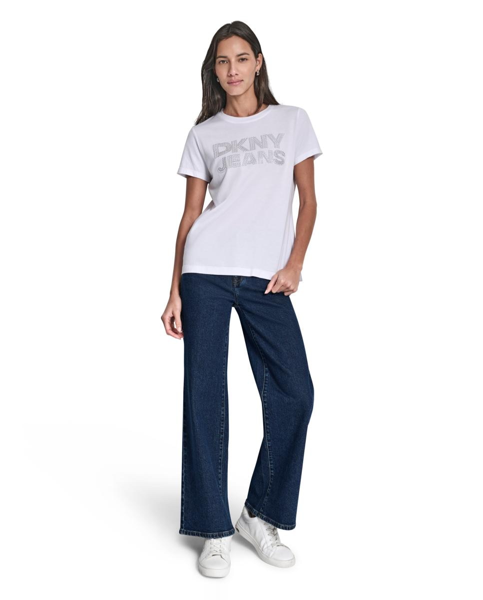 T-shirt com Logótipo Branco-5