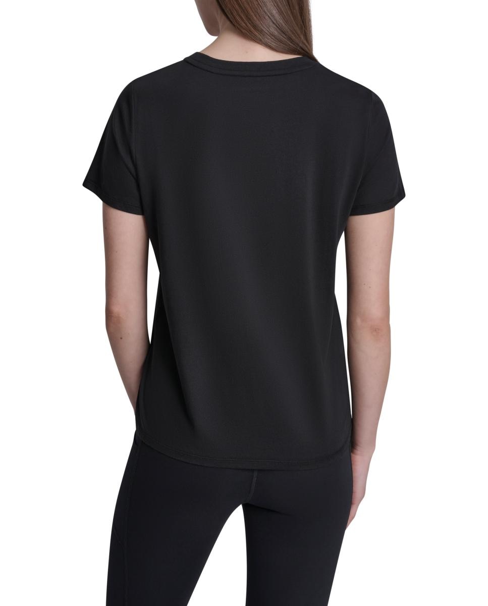 T-shirt de algodão com logótipo Preto-2