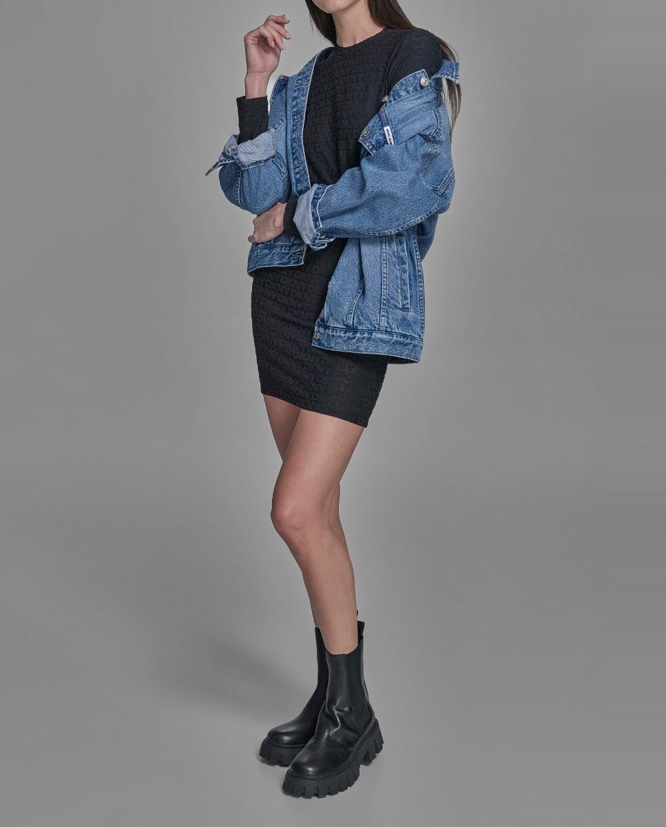 Casaco de Ganga Oversize Azul-índigo-3