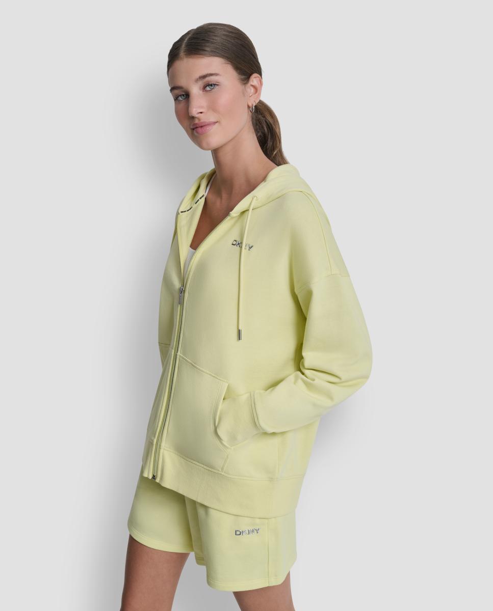 Sweatshirt com Logótipo Metallic Bubble Amarelo-3