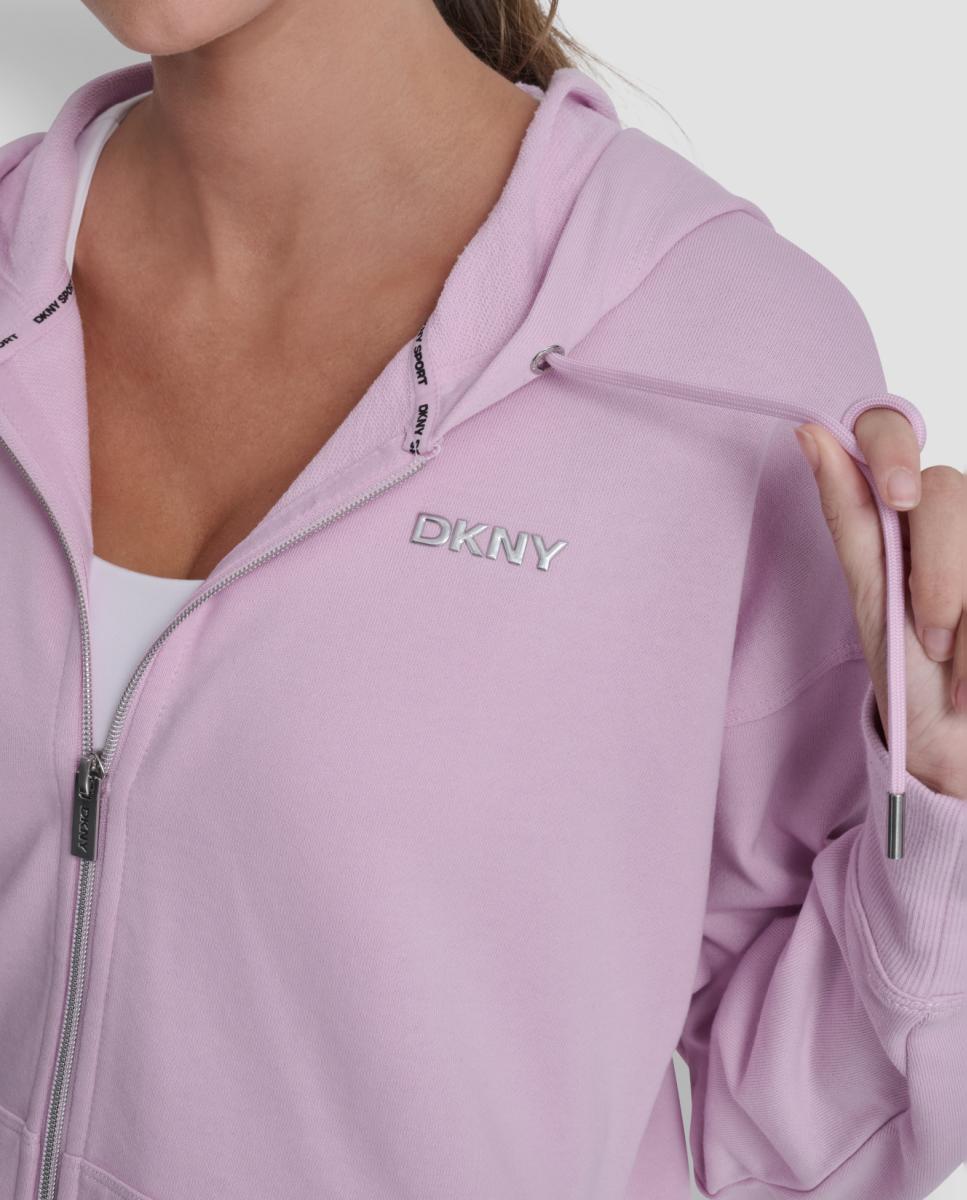 Sweatshirt com Logótipo Metallic Bubble Rosa-claro-4