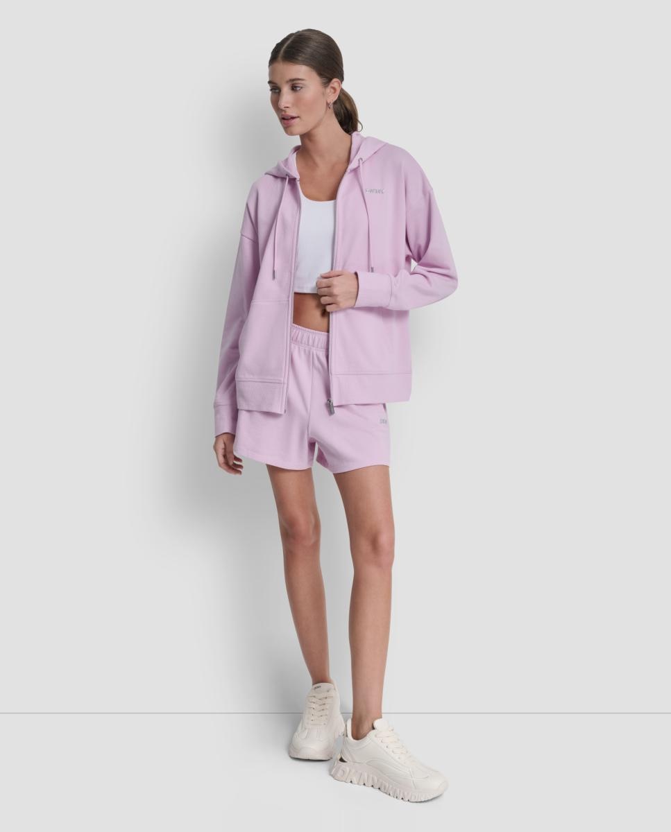 Sweatshirt com Logótipo Metallic Bubble Rosa-claro-5