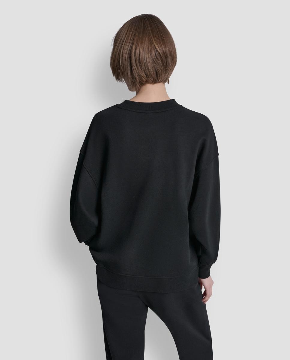 Sweatshirt com logo Preto-2