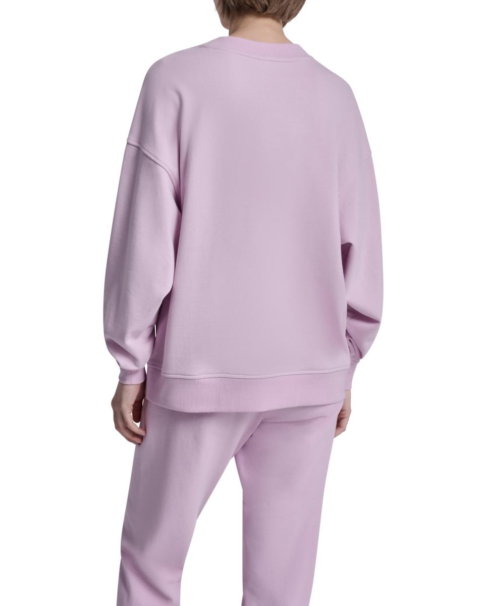 Sweatshirt com Logótipo Medallion Rosa-claro-2