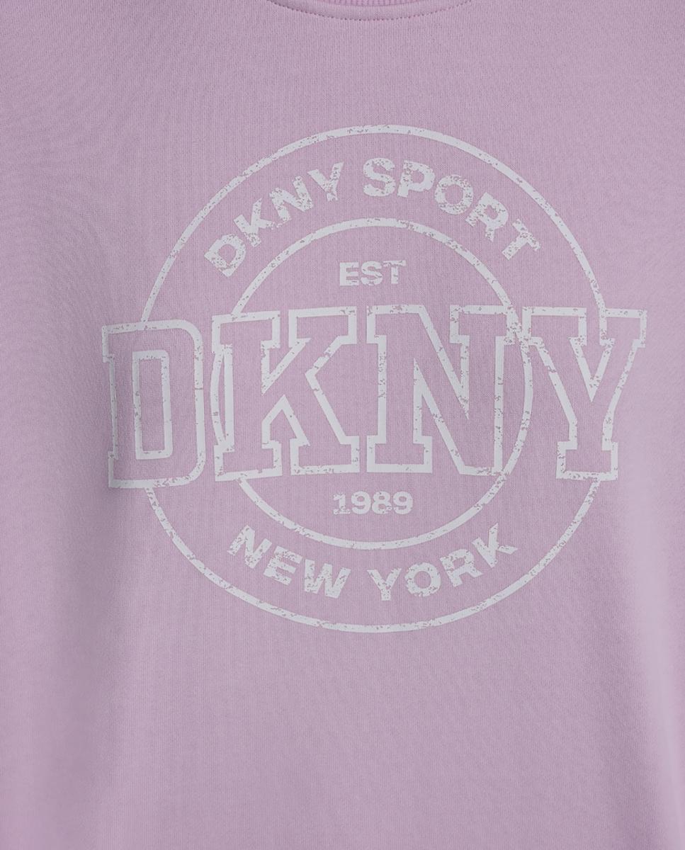 Sweatshirt com Logótipo Medallion Rosa-claro-4