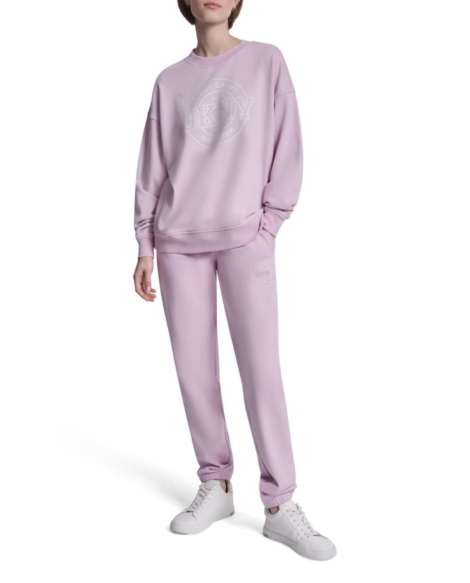 Sweatshirt com Logótipo Medallion Rosa-claro-5