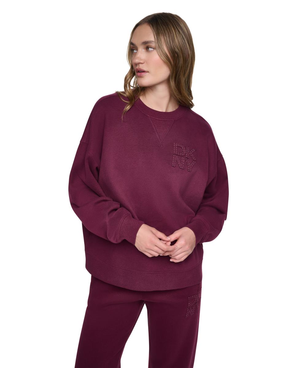 Imagem 0 de Sweatshirt de Manga Comprida e Decote Redondo com Detalhe de Logótipo Tipo Emblema