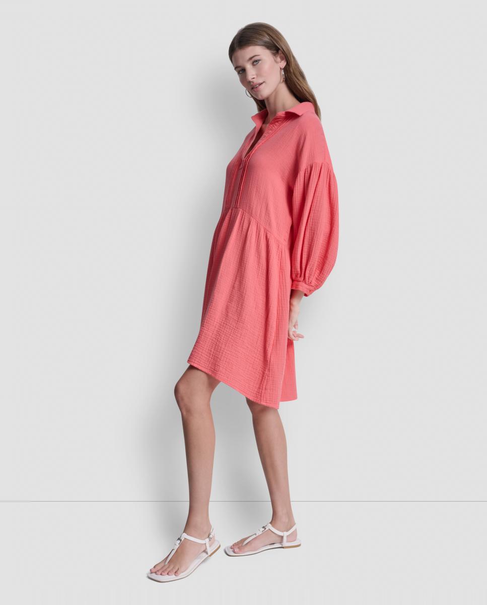 Imagem 0 de Vestido de Manga em Balão Comprida