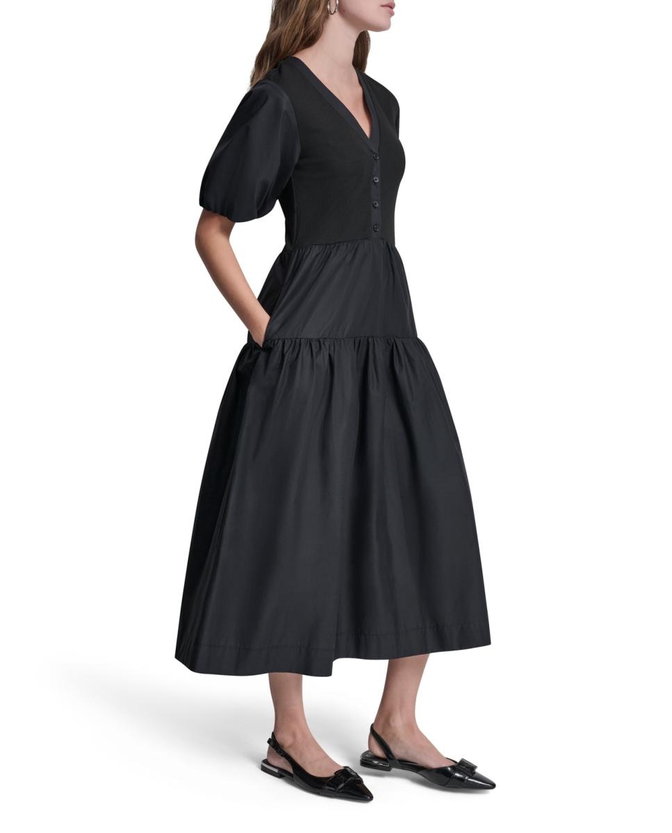 Imagem 0 de Vestido Midi com Manga 3/4