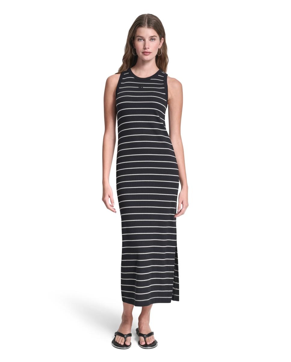 Imagem 0 de Vestido às riscas sem mangas
