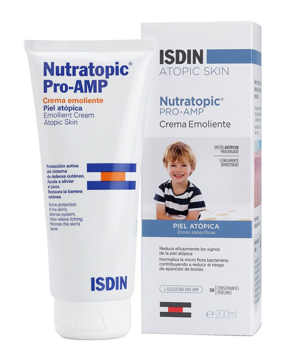 Creme emoliente Pele atópica Nutratopic Pro-AMP Isdin 2