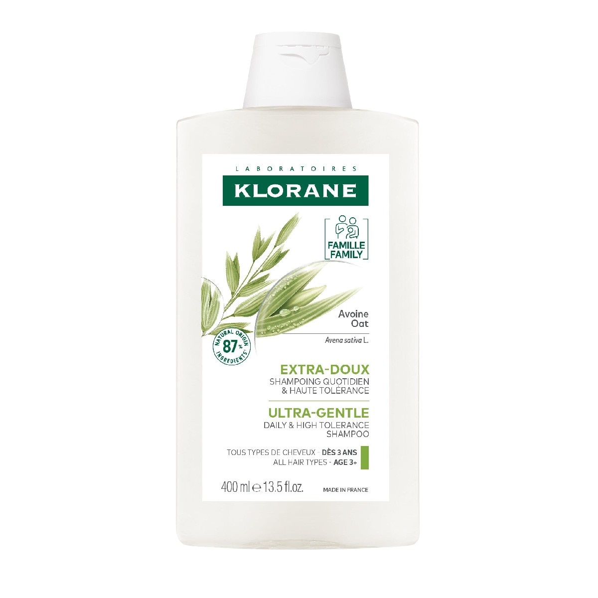 Champú A La Avena 400 ml Klorane - 400 ml 1