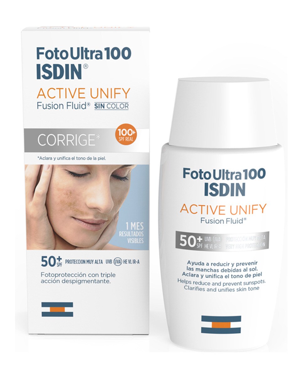 Protetor Solar Fluido Fusion Active Unify FotoUltra 100 SPF 50+ Isdin 2