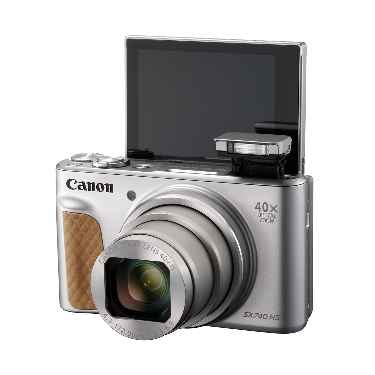 Cámara compacta Canon PowerShot SX740 HS Lite Edition (Reacondicionado Grado B) Plata-2