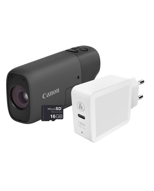 Cámara compacta Canon PowerShot ZOOM kit esencial (Reacondicionado Grado A) - Negro Negro-6