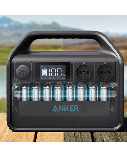 Estación eléctrica Anker 535 portátil 512 Wh (Reacondicionado Grado A) - Negro Negro-2