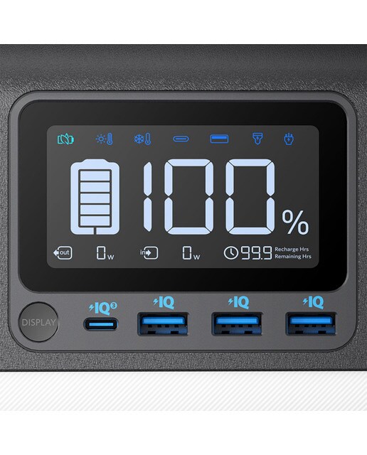 Estación eléctrica Anker 535 portátil 512 Wh (Reacondicionado Grado A) - Negro Negro-6