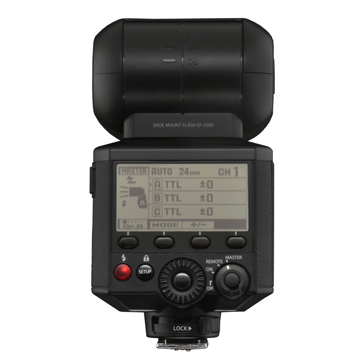 Flash Fujifilm EF-X500 TTL (Reacondicionado Grado D) - Negro Negro-3