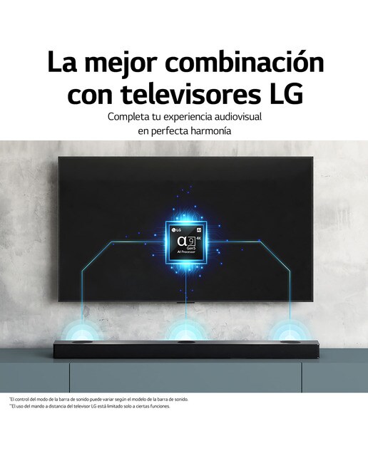 Barra de Sonido LG MERIDIAN 2022 S95QR Dolby Atmos (Reacondicionado Grado C) - Acero Acero-8