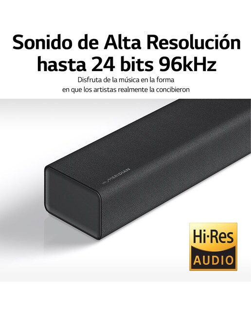 Barra de Sonido LG MERIDIAN 2022 S95QR Dolby Atmos (Reacondicionado Grado A) - Acero Acero-9