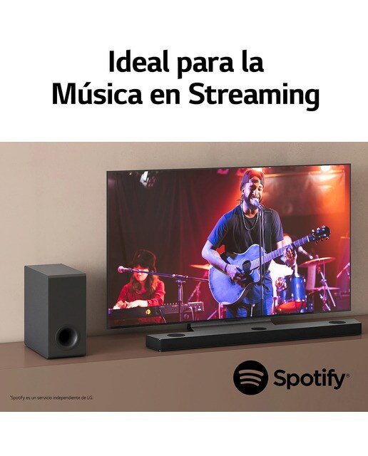 Barra de Sonido LG MERIDIAN 2022 S95QR Dolby Atmos (Reacondicionado Grado A) - Acero Acero-16