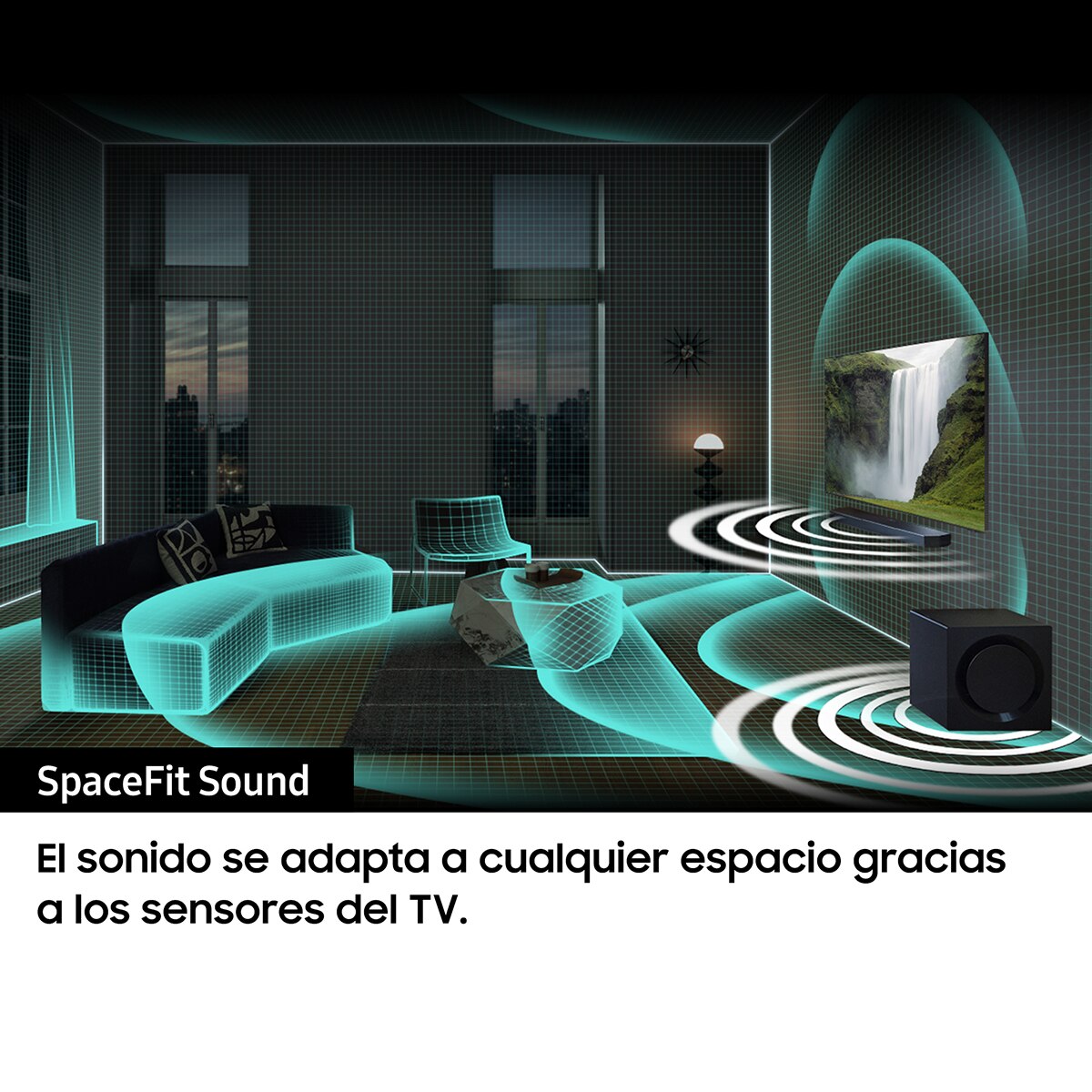 Barra de sonido Samsung 2023 HW-Q800C con Dolby Atmos y DTS: X, Q-Symphony, 5.1.2 ch, 360W, Subwoofer inalámbrico (Reacondicionado Grado D) - Negro Negro-5