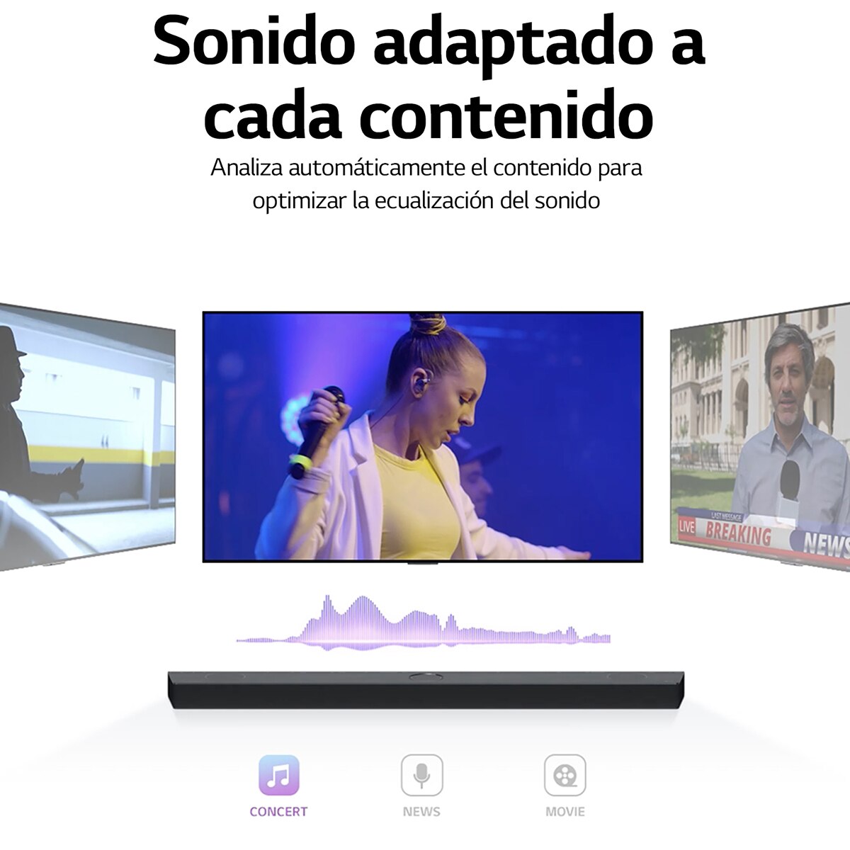 Barra de Sonido LG MERIDIAN 2022 S95QR Dolby Atmos (Reacondicionado Grado D) - Acero Acero-12